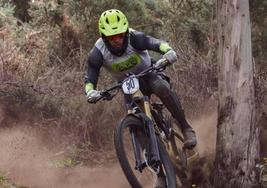 Manuel Plaza, en uno de los descensos