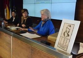 Consuelo Soriano, Nativel Preciado y Matilde Muro, en el acto celebrado este sábado