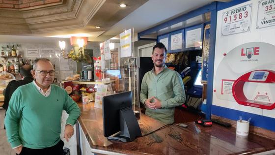 Los Arcos vende un décimo con un quinto premio de la Lotería de Navidad