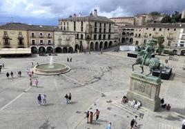 La plaza Mayor trujillana