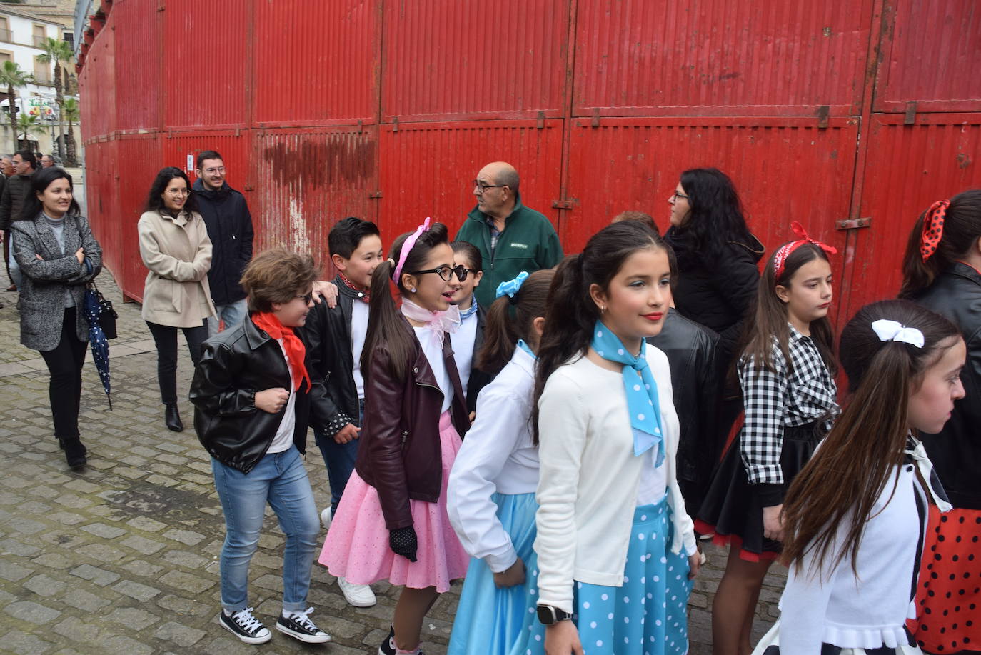 Un carnaval de cine, con el Sagrado Corazón de Jesus