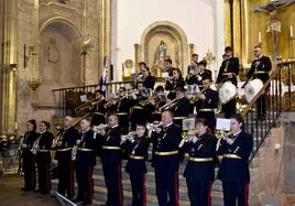 La banda de cornetas y tambores de El Nazareno