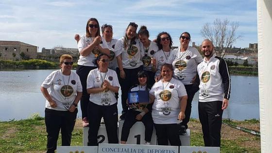 El club de petanca de Trujillo, campeón de Extremadura femenino