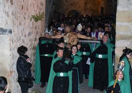 Un momento del Via Crucis