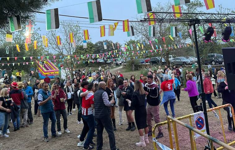 Gran animación durante la charanga