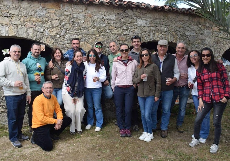 Participantes de la jornada campestre