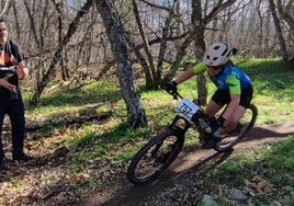 Integrante del club en una prueba