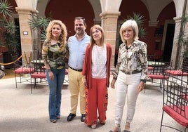 Ines Rubio, Javier Gijón, Elena Nevado y Victoria Bazaga.