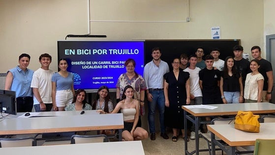 Un carril-bici diseñado por alumnos conecta 60 puntos de interés de la ciudad