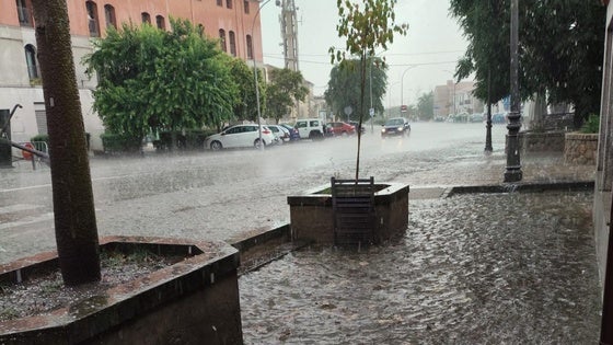 La ciudad trujillana, entre las más lluviosas de España este lunes