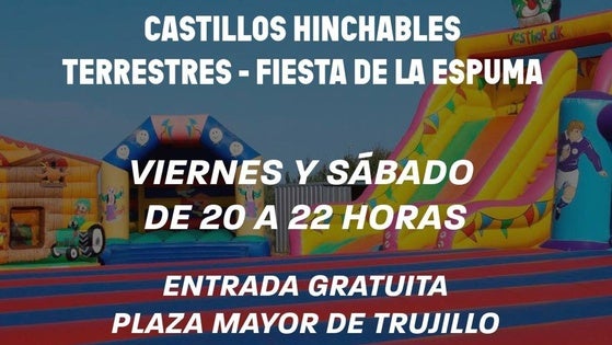 Hinchables y cuenta cuentos, para el público infantil