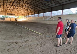 Un momento de los preparativos.