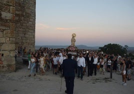 Bajada de la Patrona a la iglesia de San Martín