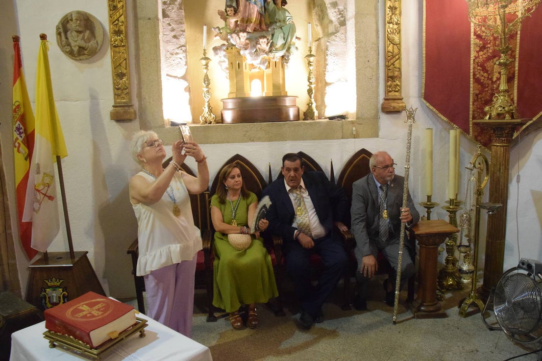 Bajada de la Patrona a la iglesia de San Martín