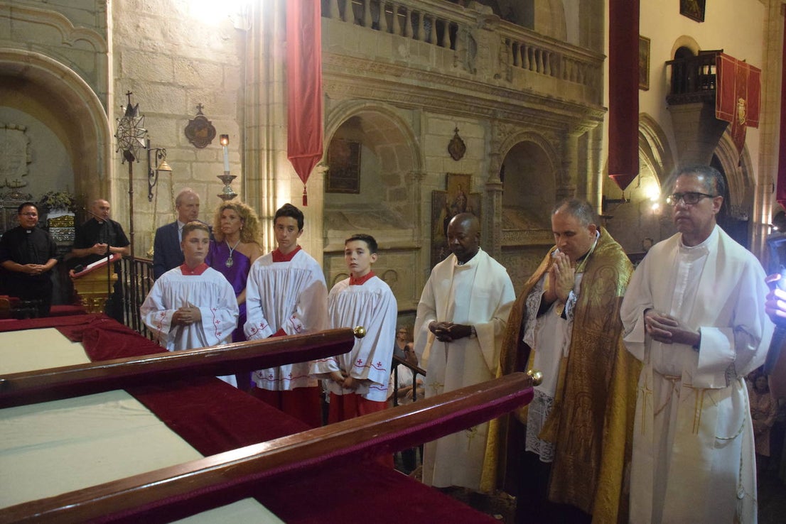 Bajada de la Patrona a la iglesia de San Martín