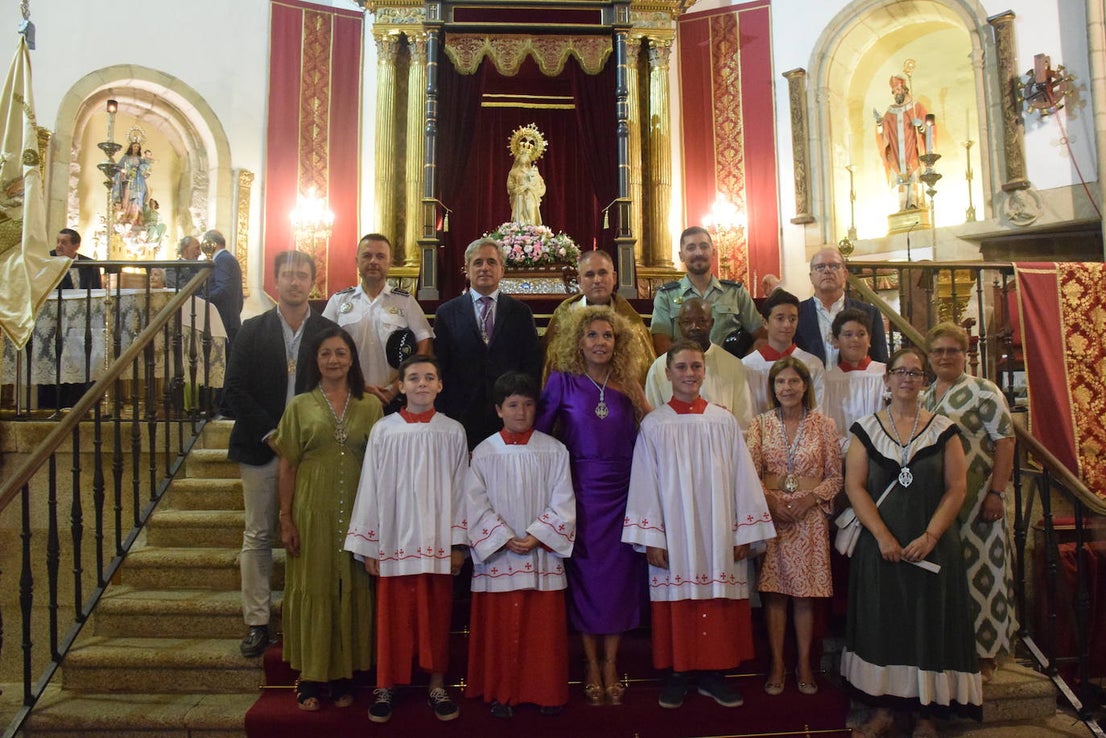 Bajada de la Patrona a la iglesia de San Martín