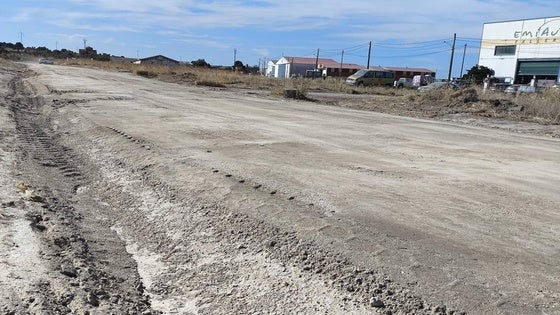 Iniciadas las obras del acceso a la zona industrial del Campo de San Juan