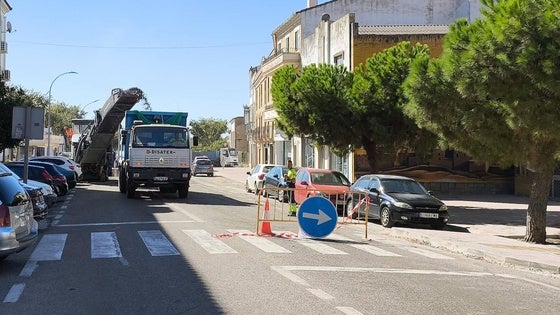 Quejas por la organización en las obras de la avenida de Miajadas