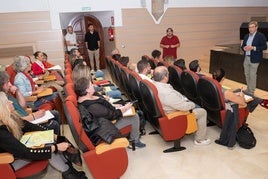 Un momento de la reunión