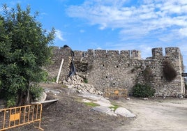 El tramo caído de la muralla
