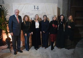 Autoridades asistentes al acto.