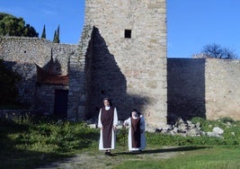Las religiosas, junto al Mirador de las Jerónimas.