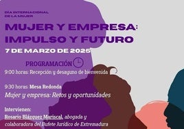Mesa redonda 'Mujer y empresa: Retos y oportunidades', con motivo del 8M