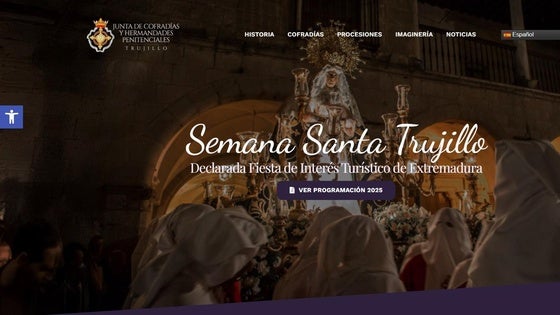 La Semana Santa trujillana tiene nueva web, con información actualizada