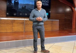 Agustín Melchor en la presentación hace unos días.