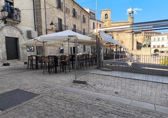 Una de las zonas afectadas por las obras.