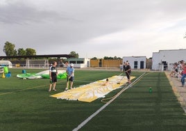 La lanzacera de agua tuvo una gran aceptación.