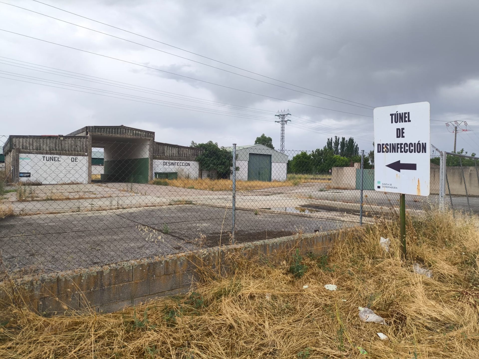 El túnel de desinfección permanece cerrado