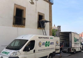 Traslado de la documentación hace unos días.