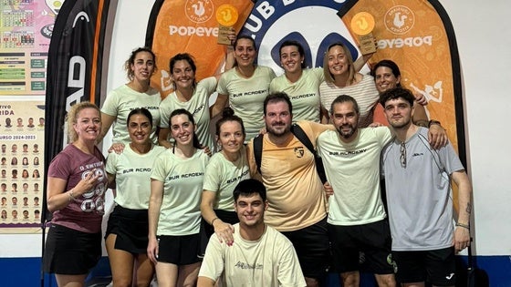 El club de pádel 'Bur Academy' representará a Extremadura en la fase final en Barcelona