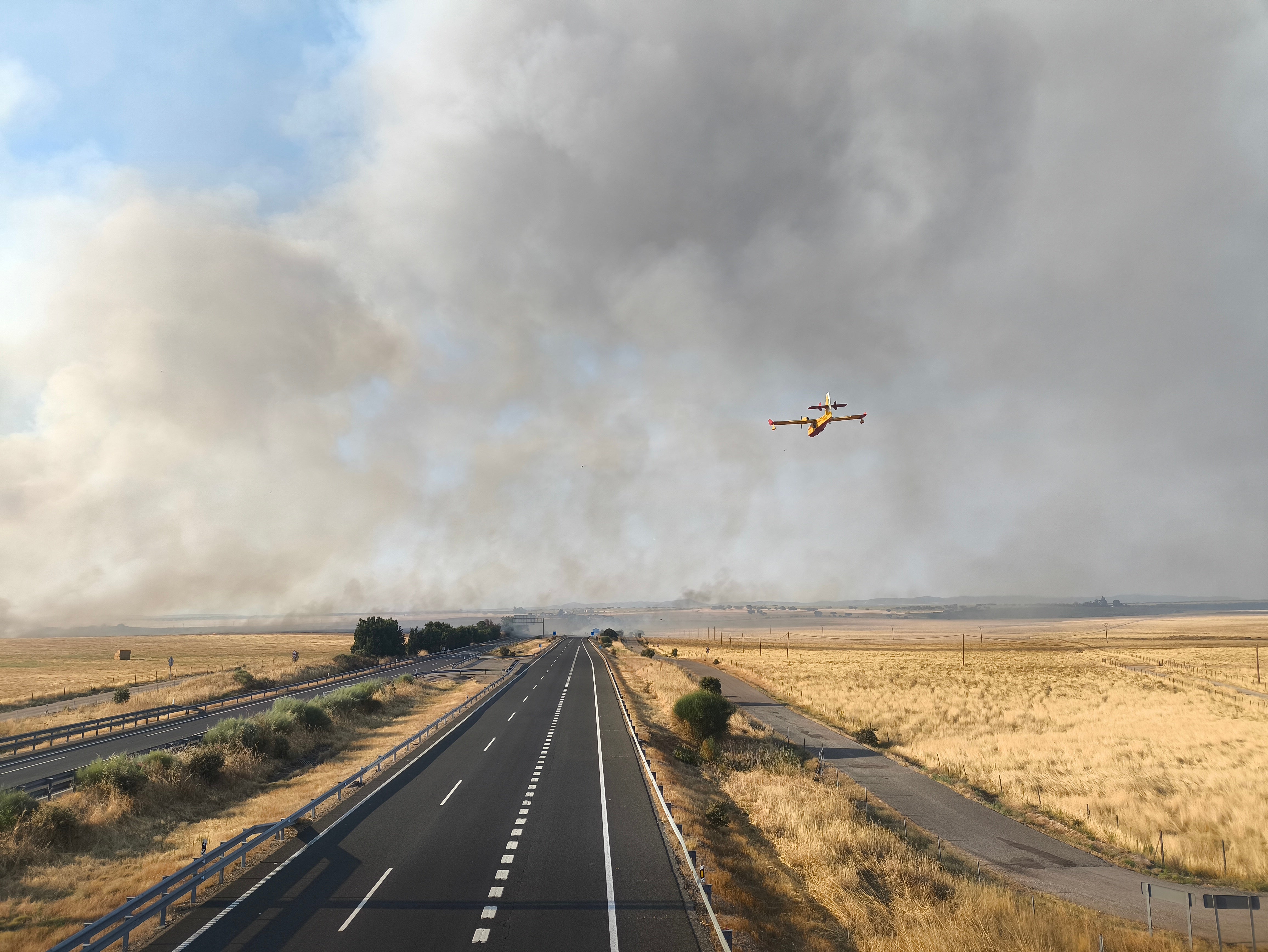 El incendio de este miércoles mantuvo en vilo a muchos vecinos