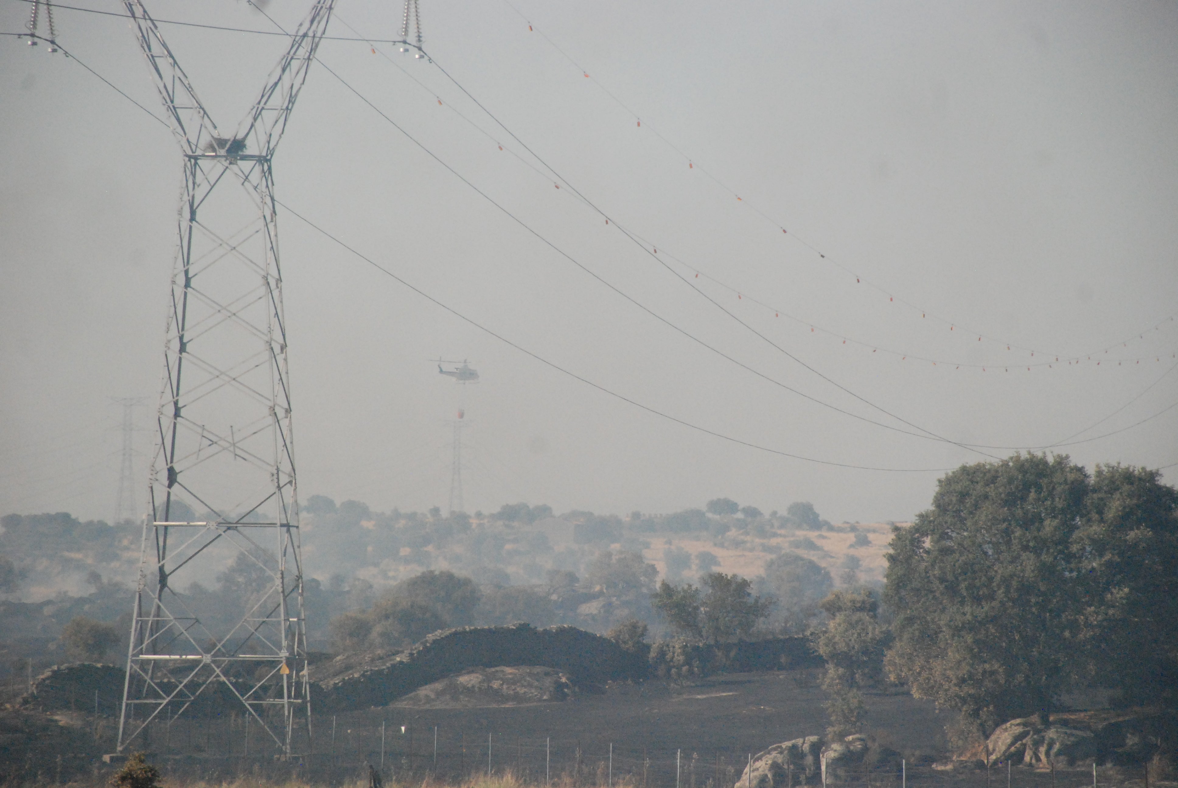 El incendio de este miércoles mantuvo en vilo a muchos vecinos