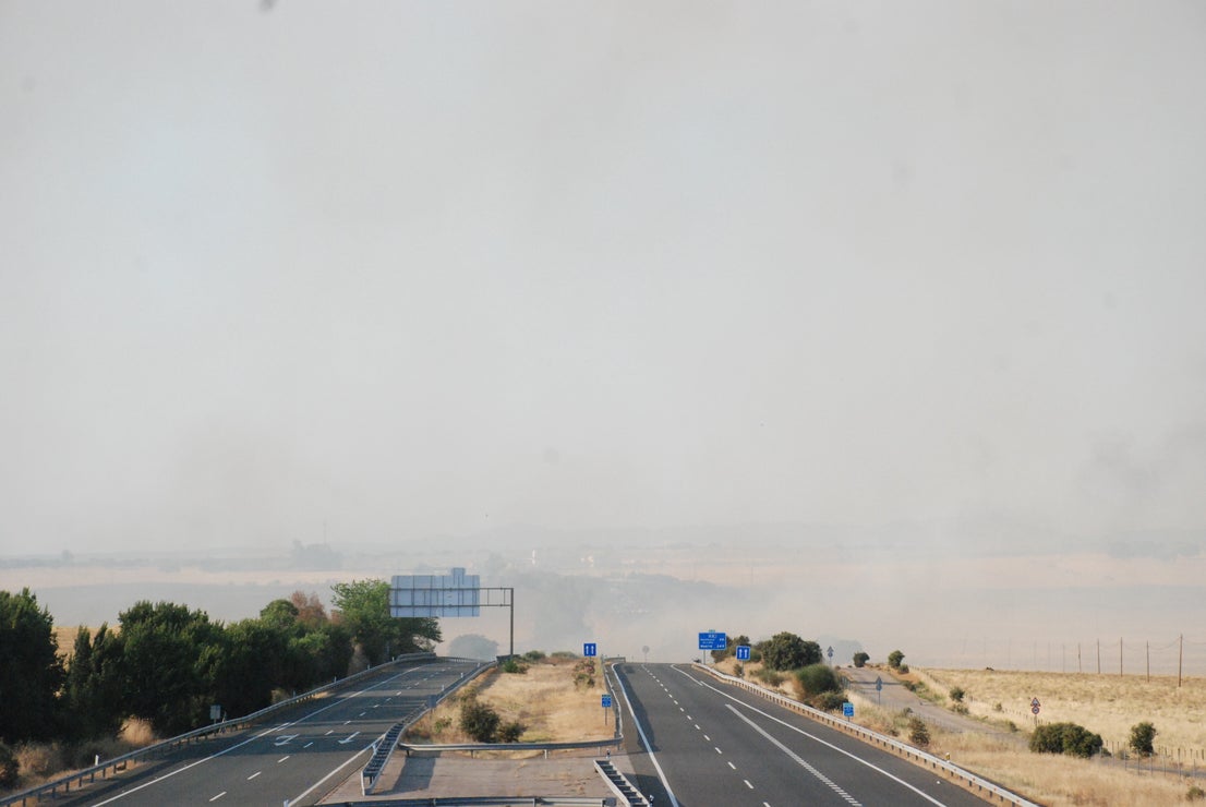 El incendio de este miércoles mantuvo en vilo a muchos vecinos