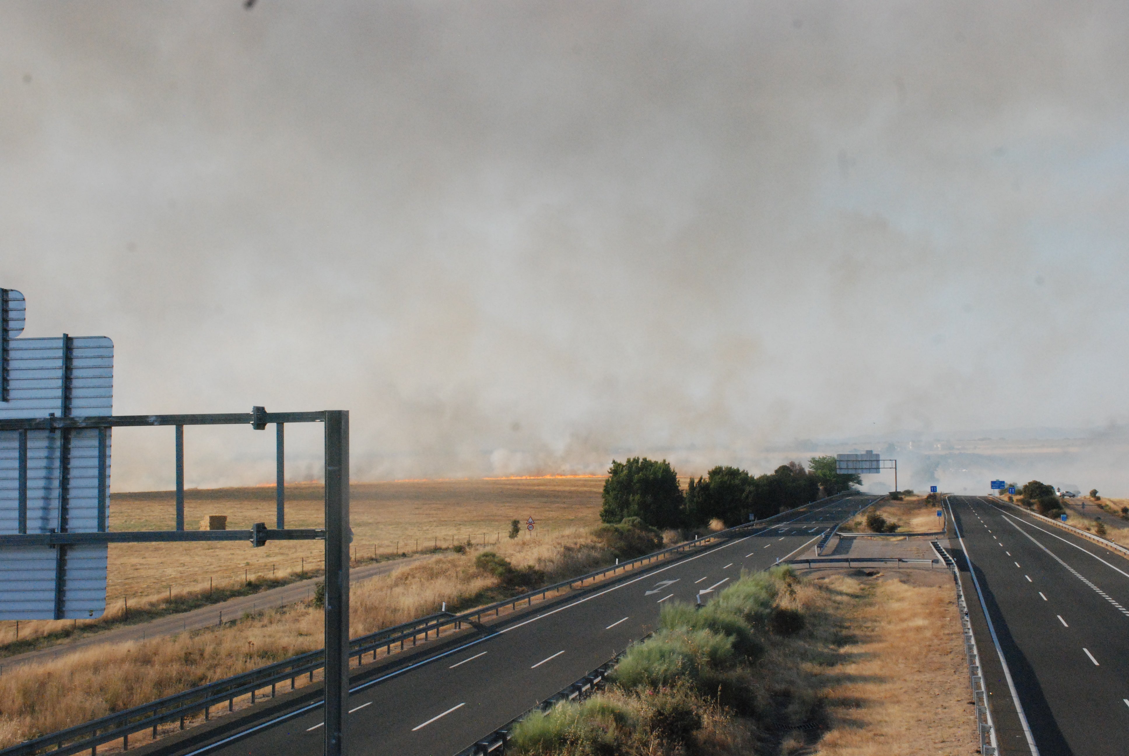 El incendio de este miércoles mantuvo en vilo a muchos vecinos