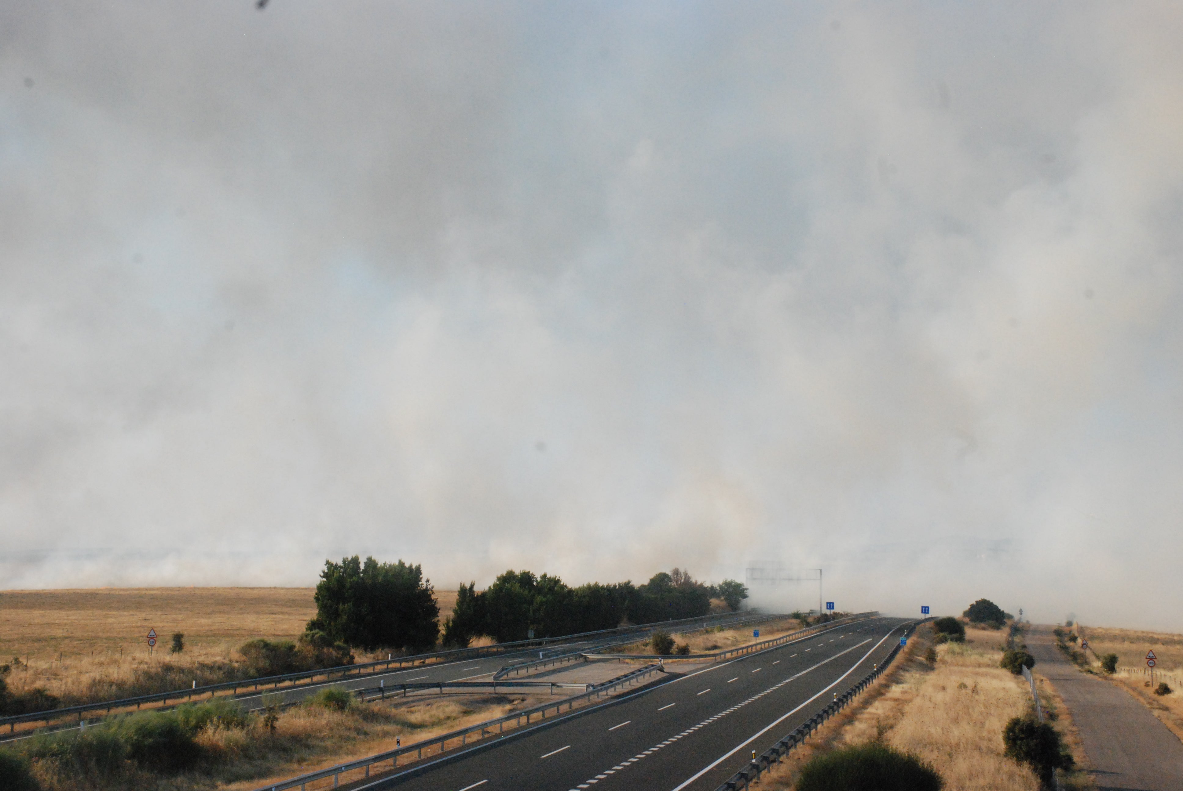 El incendio de este miércoles mantuvo en vilo a muchos vecinos