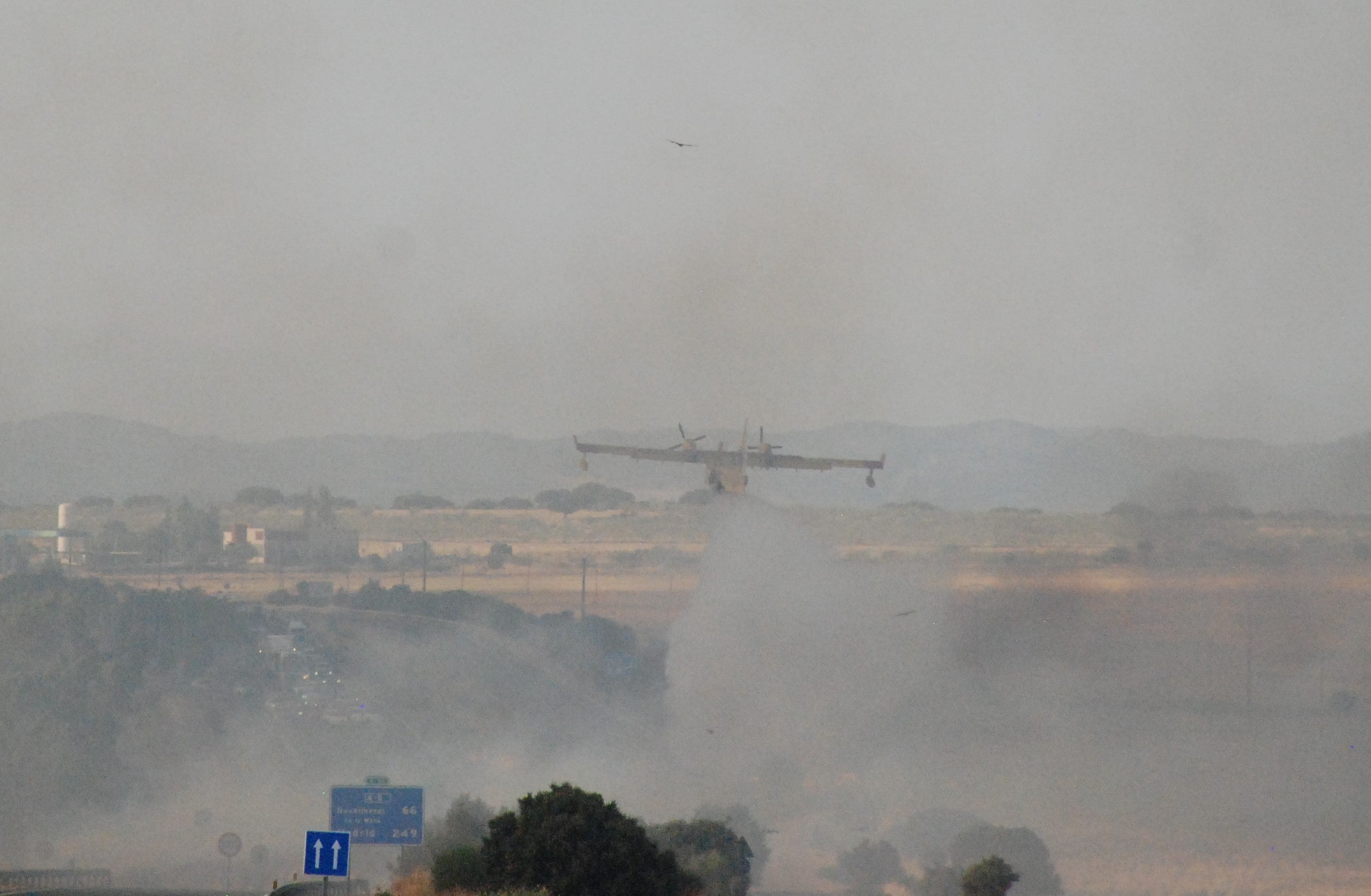 El incendio de este miércoles mantuvo en vilo a muchos vecinos