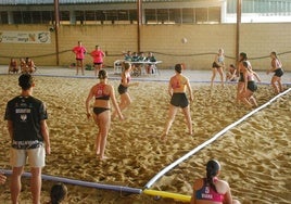 Uno de los partidos disputados