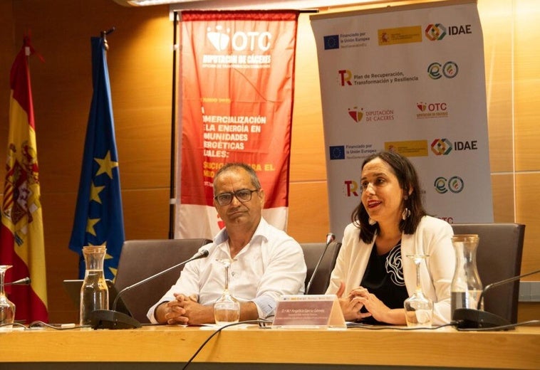 Un instante de la ponencia.