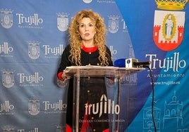 Inés Rubio, alcaldesa de Trujillo.