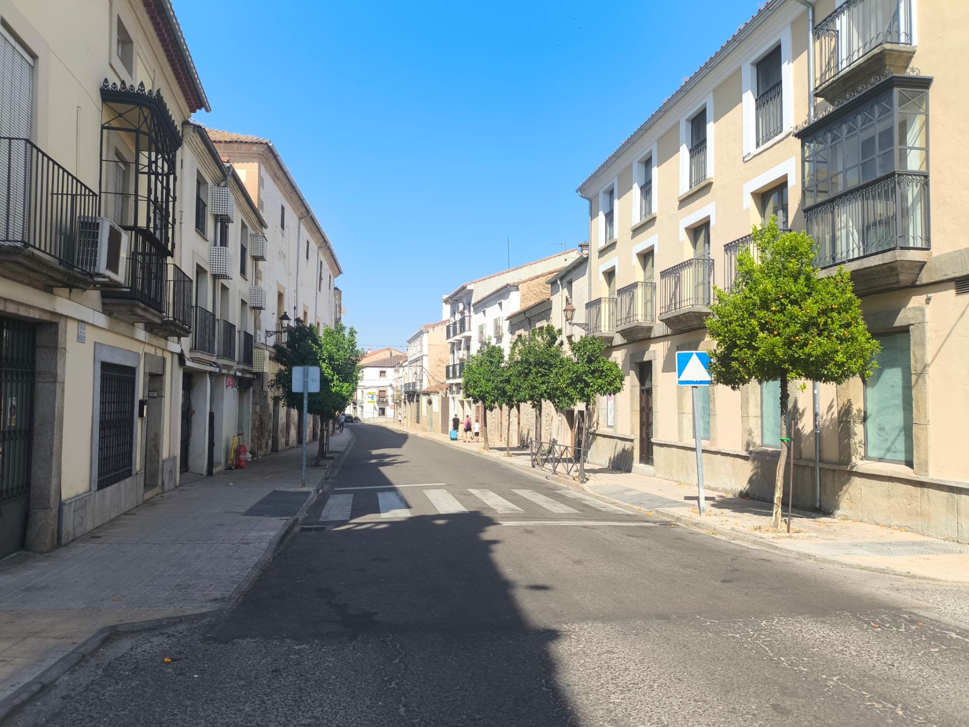 Calle Merced, una de las arterias principales de la ciudad.
