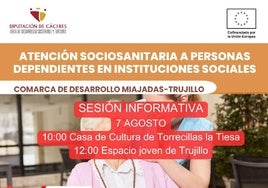 Jornadas informativas este jueves sobre los cursos del proyecto Isla V de 'Atención sociosanitaria y de 'Cocina'