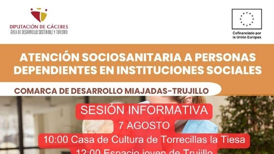 Jornadas informativas este jueves sobre los cursos del proyecto Isla V de 'Atención sociosanitaria y de 'Cocina'