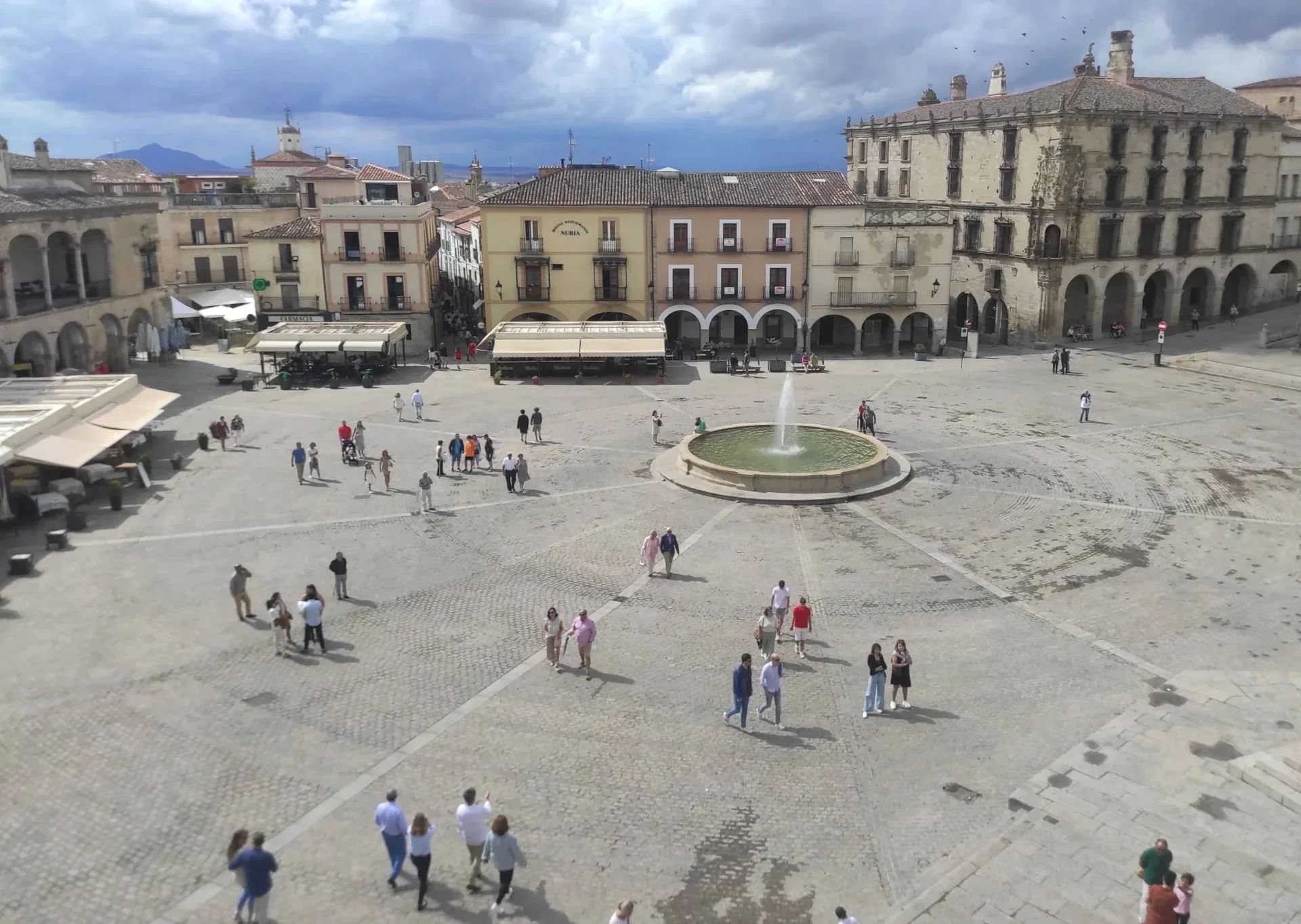 La plaza Mayor.