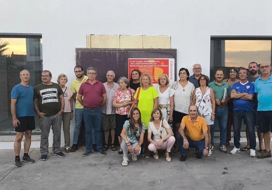 Integrantes de las asociaciones de Huertas de Ánimas que ya mostraron su malestar.