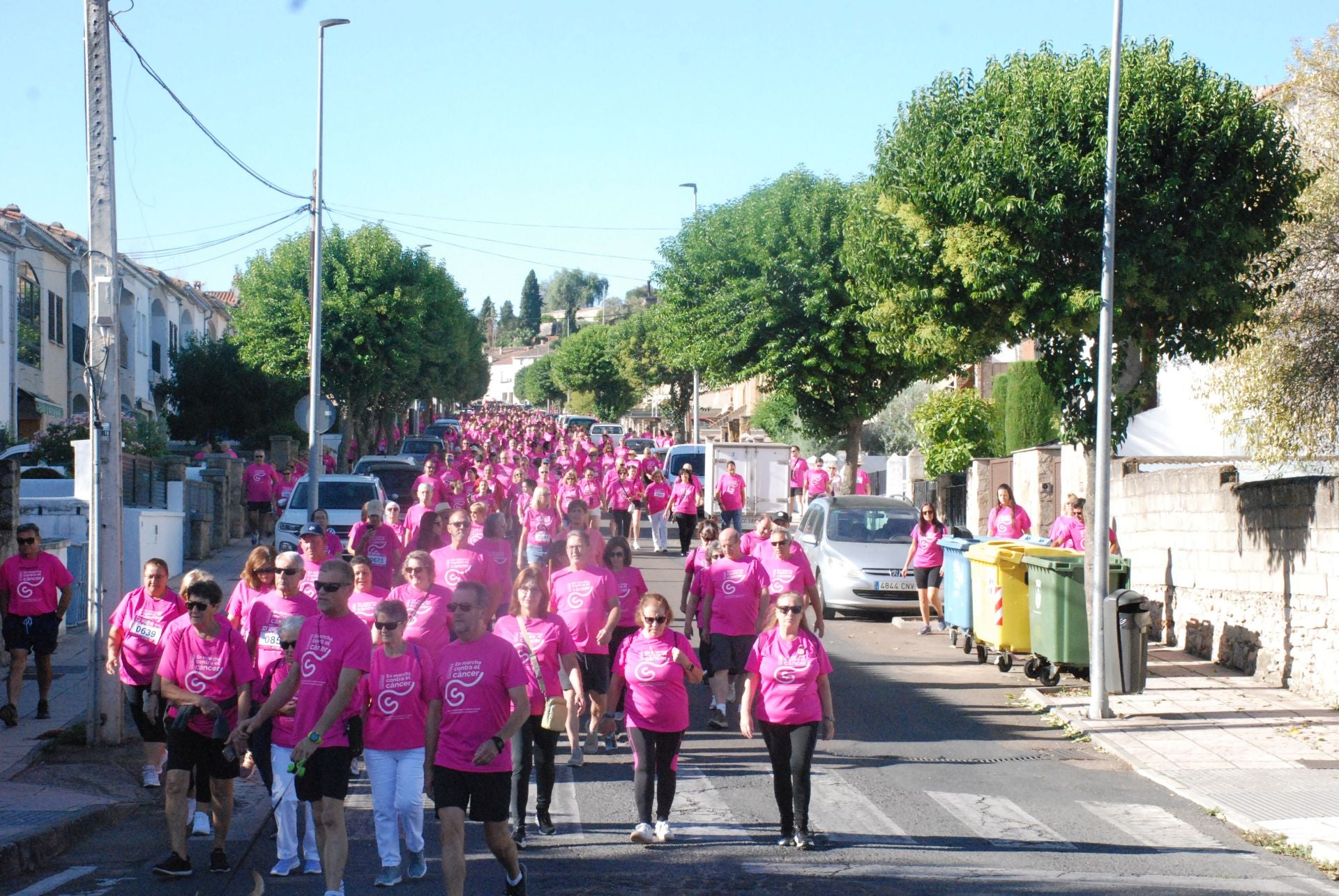 El rosa invade las calles para luchar contra el cáncer
