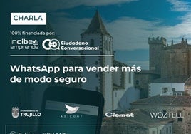 Charla sobre 'WhatsApp para vender más de modo seguro' el 25 de noviembre